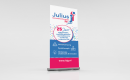 Roll-banner van 85 x 200 cm in full color.
